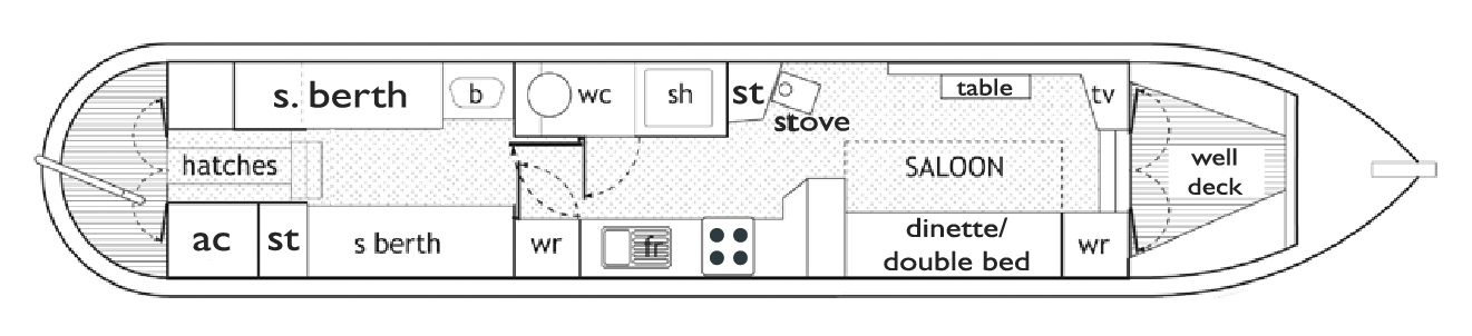 Floor plan for Malvern