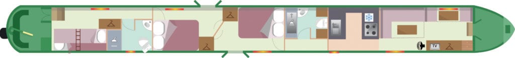 Floor plan for Foxhunter