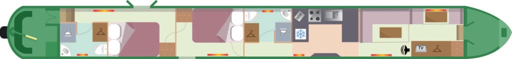 Floor plan for Foxglacier