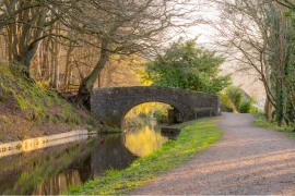 A bridge on the Mon & Brec Canal